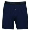 thumbnail image 3 of Buffalo David Bittion Men's 3 Pack Tagless Cotton Modal Stretch Knit Boxers (Large, Blue), 3 of 5