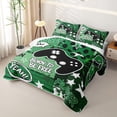 thumbnail image 3 of Homewish Cartoon Gaming Controller Quilt Full,Esports Gamepad Full Bedspread Sets,Green,3pcs, 3 of 7