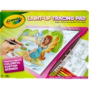 Crayola Light-up Tracing Pad Pink, Gifts for Unisex Child, Ages 6, 7, 8, 9