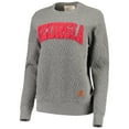 thumbnail image 2 of Women's Pressbox Heather Charcoal Georgia Bulldogs Moose Quilted Pullover Sweatshirt, 2 of 4