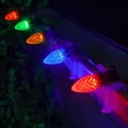 thumbnail image 3 of Opticore Multicolor C7 LED Christmas Lights, C7 Christmas Lights with Shatterproof Christmas Bulbs, 50 Lights, 50’, 3 of 7