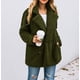 thumbnail image 3 of Abrigo PRETTYGARDEN Oversized de Sherpa Fleece con Piel Sintética Verde Talle S, 3 of 5