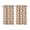 Geometr, variant on Geometric Watermelon Print Caf Curtains 2 Pack - 27.5x36 Inch Fresh Watermelon Pattern Semi-Sheer Tier Curtains, Rod Pocket Short Curtains for Minimalist Kitchen Decor