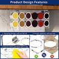 thumbnail image 4 of Deco Brothers K-Cup Holder Drawer 36 Coffee Pods Storage Sliding Black Metal Beverage Pod Holders, 4 of 9