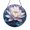 Acrylic 3.5 Inch, variant on Elegant Floral Pattern Window Hanging – Decorative Glass Art