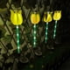 thumbnail image 5 of Xihbxyly Cosas Por Menos de 5 Dolares Luces Decorativas Solares para Jardín, Luces de Molino de Viento En Tulipanes Simulados, Luces Solares para Suelo de Exterior Que Pueden Bailar En Viento, 5 of 7