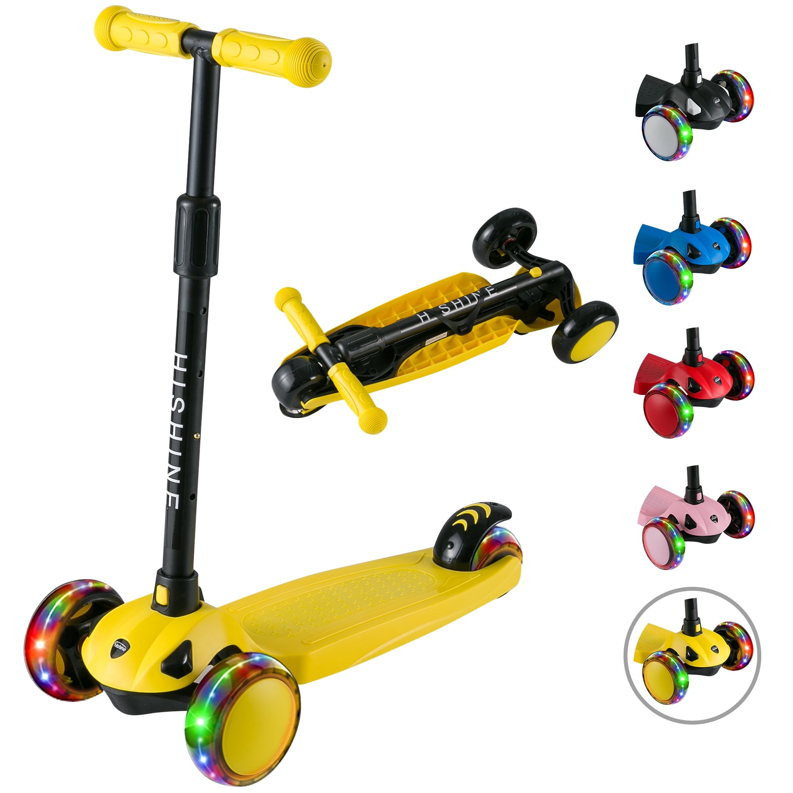 PRINIC 3 wheel kick scooter for kids and toddler 35 year old age, boys