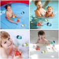 thumbnail image 1 of 2 uds lindos juguetes de baño de animales de natación para niños pequeños y niños mejores regalos de baño/cumpleaños, 1 of 2
