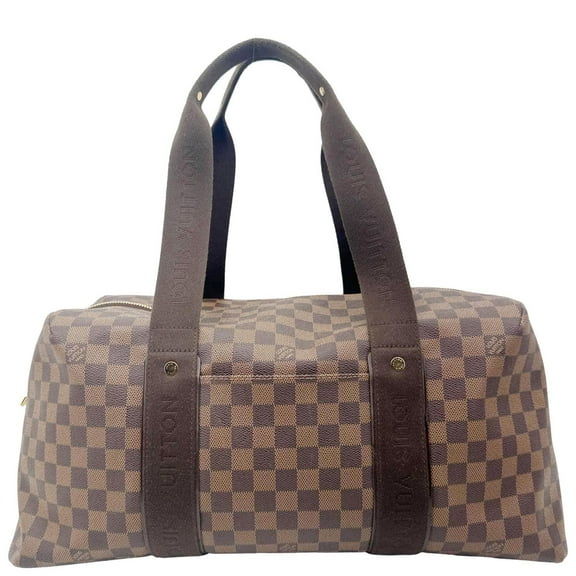 Pre-Owned Louis Vuitton Beaubourg MM Weekender Damier Ebene Shoulder Bag Brown