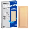 thumbnail image 1 of Bandages Bioemmalab, espuma de silicona impermeable, 10 paquetes, 1 of 7