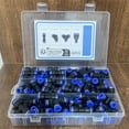 thumbnail image 2 of Sentmoon 1/4 Inch Pneumatic Push to Connect Air Hose Fittings Kit Straight Union Connector Set Quick Release Air Line Couplers for Industrial Pneumatic Sy s Power Tools Accessories, 2 of 2