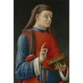 thumbnail image 3 of Bartolomeo Vivarini 13x18 Black Modern Framed Museum Art Print Titled - Saint Cosmas (Or Damian) (1460 - 1480), 3 of 5