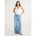 thumbnail image 2 of Scoop Women’s Relaxed Low Slung Jeans, Sizes 0-18, 2 of 5