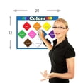 thumbnail image 3 of Colors learning chart LAMINATED poster teachers and educators Blue Border Landscape SMALL SIZE no pictures fun classroom decoration and presentation clear read from distance, 3 of 4