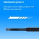 thumbnail image 5 of Lector de tarjetas con microchip para perros RFID Animal Chip Scanner 2.4G Animal RFID Reader Pantalla OLED (negro inalámbrico), 5 of 9