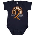 thumbnail image 3 of Inktastic Multiple Sclerosis Awareness Orange Ribbon Rainbow Boys or Girls Baby Bodysuit, 3 of 5