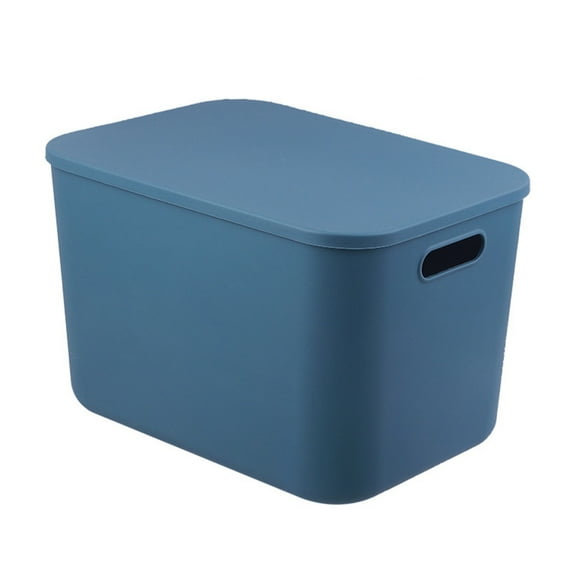 FRCOLOR Storage Organizer with Lid and Handles Made of PP Material for Home Organization 12.5x12.5x12.5 inches