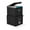 Black, variant on File Organizer Box with Lid, Large Hanging File Folder Organizer with Plastic Slide, Collapsible Portable Filing Storage Boxes for Office/Decor/Home (Black, 14.9 x 12.59 x 10.8 inch)