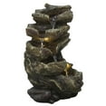 thumbnail image 3 of Angelo Décor Seneca Falls Indoor/Outdoor Tabletop Fountain with energy-efficient pump and LED accent lighting, 3 of 7