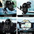 thumbnail image 2 of Wmool S11 Car Wirel Clam Smart Sensor Car one Holder Charger Mot Hot T8, 2 of 9