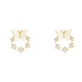 thumbnail image 1 of Francés Luz Moda Pendientes de aro pequeño Moda Exquisito Dulce Pendientes Pendientes, 1 of 8