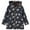 Navy, variant on Toddler Girl Winter Coat Lined Floral Prints Zipper Hooded Coat Child Soft Warm Thickened Windproof Coats Brown,Sized 4-5