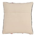 thumbnail image 3 of SARO 945.M18S 18 in. Square Geometric Print Down Filled Throw Pillow with Triangle Tassels - Multi Color, 3 of 5