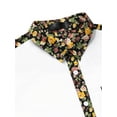 thumbnail image 4 of Camisa de hombre estilo CHIC INSPIRAR con estampado floral, de manga corta, con botones, tipo hawaiana, con bolsillo, 42 blanco y negro, 4 of 7