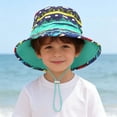 thumbnail image 2 of CYRBOKO Boys' Fisherman Hat, Airy Cotton Material Sun Proof Adjustable Design Summer Outdoor Use Multicolor Size 1 T, 2 of 9