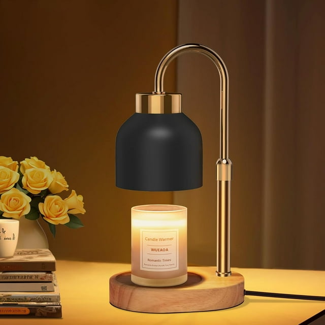 Candle Warmer Lamp with Timer,Candle Lamp with Dimmer,Wax Warmer Height Adjustable for Home Decor,Wax Melt Warmer for Scented Candles