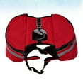 thumbnail image 2 of Sac à Dos de Sport pour Chien Chiot Portable Extérieur Respirant pour Voyage Camping Randonnée (Rouge, Taille m), 2 of 8