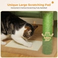 thumbnail image 4 of Large Cat Tree cm Cat Tower for Large Cats Cat Condo with Sisal-Cove Scratching Posts and Pads Padded Perch Dual Condo and Basket for Indoor Cats-Grey Small, 4 of 7