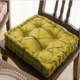 thumbnail image 1 of Cojín para silla con relleno de espuma gruesa y suave, cuadrado de poliéster de 40 x 40 x 10 cm, para suelo y sillas de comedor, antideslizante y cómodo para uso en interiores y exteriores, 1 of 9