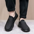 thumbnail image 2 of Xfvqtps Mens Slip on Snow Boots Waterproof Warm Shoes Fleece Lined Winter Casual Comfortable Outdoor Shoes for Fall and Winter Wear Black, 2 of 9