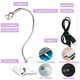thumbnail image 4 of 2X LáMpara de UñAs LED UV - Mini LáMpara de UñAs LED LáMpara de Gel X para UñAs con Clip de Seguridad Luz LED Giratoria, Plateada, 4 of 5