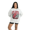 thumbnail image 2 of Women's Gameday Couture Gray Atlanta Falcons Heritage Premium Fleece Pullover Sweatshirt, 2 of 5