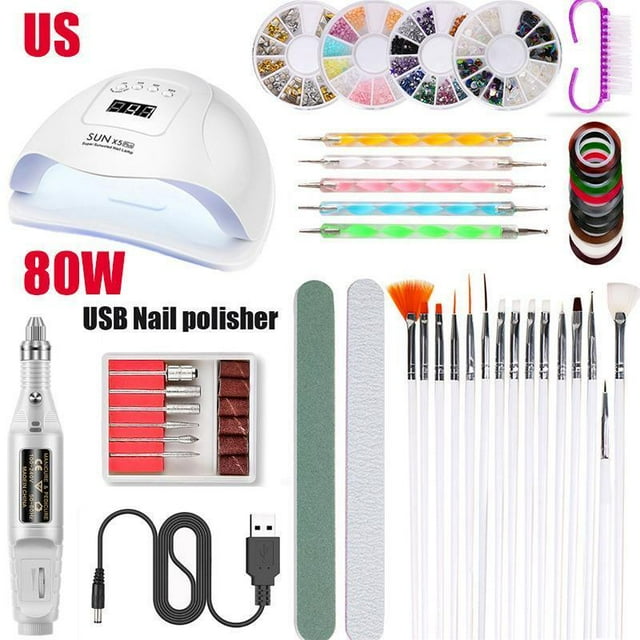Handheld LED Nail Lamp Rechargeable Nail Art