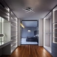 thumbnail image 5 of Whataatahia Lámpara de techo LED de diseño moderno, lámpara colgante ondulada, luz blanca fría de 6500K, lámpara colgante para sala de estar y comedor MAZE, 5 of 5