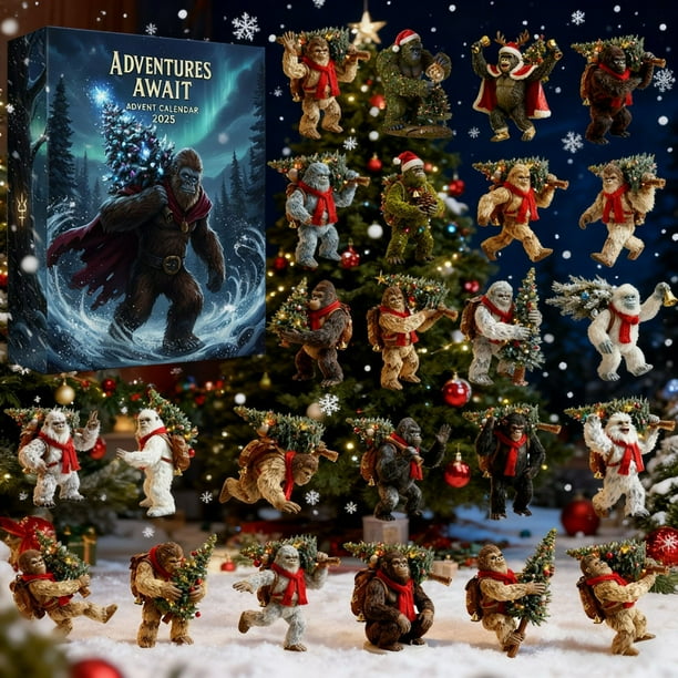 Calendarios Calendario de Adviento Navideño Mochila Llavero Adorno Acrílico un Calendario