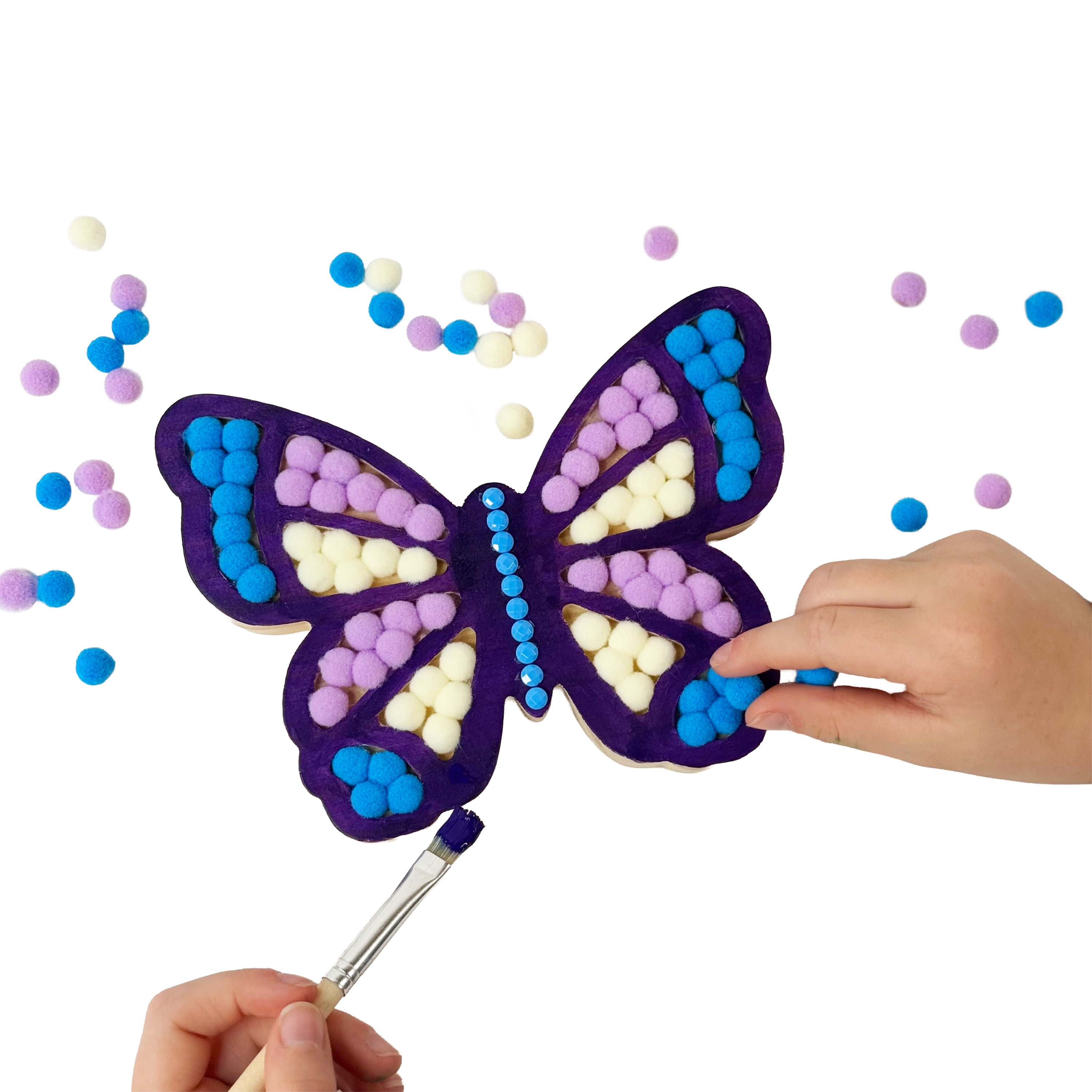 (2 pack) Hello Hobby Wooden Butterfly Craft Project