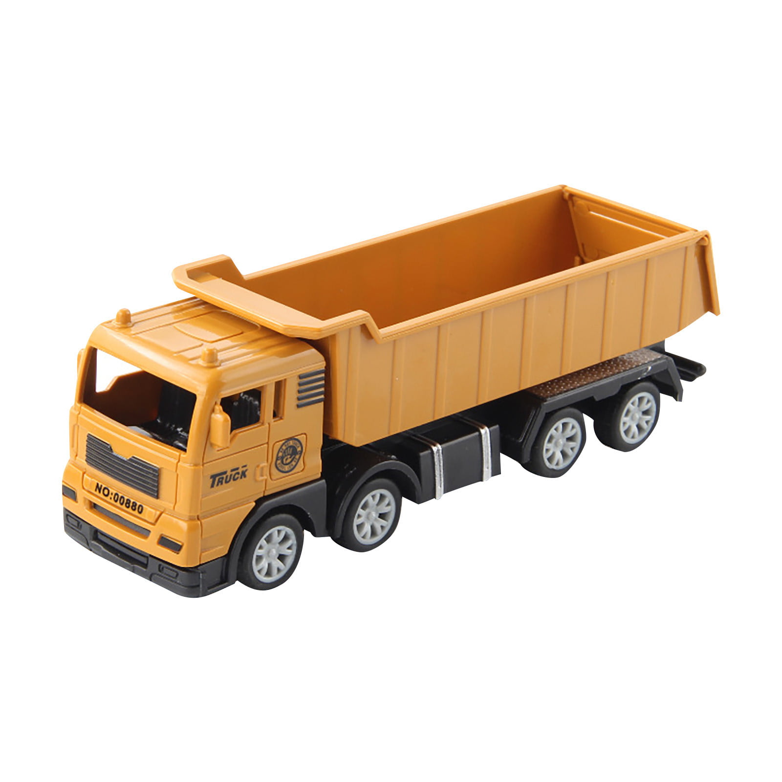 Mack Granite With Round End Dump Trailer Red Chrome 1/34 Diecast First Gear for sale online 
