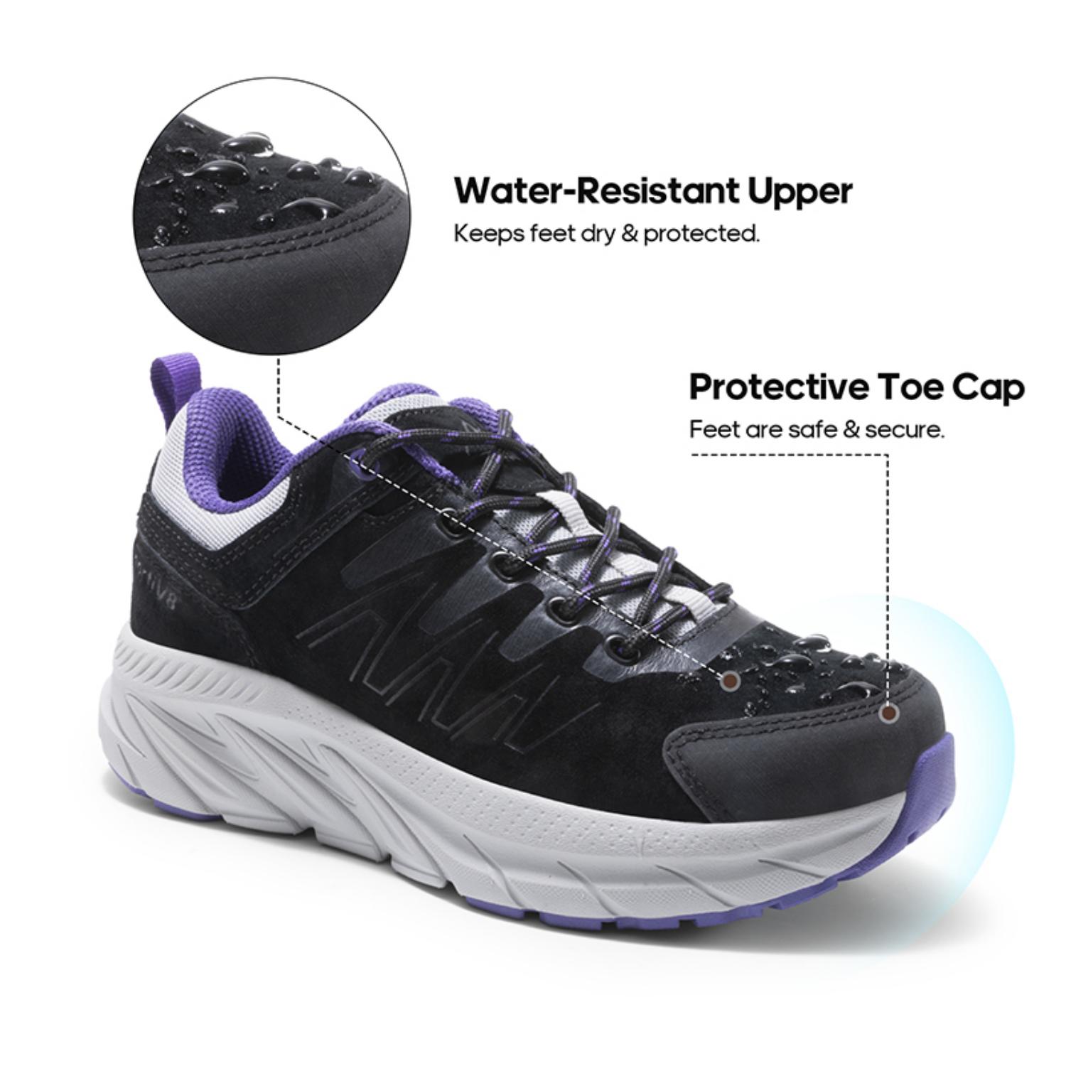 NORTIV 8 Women’s Horizon Lightweight Hiking Shoes Chunky Tennis-Inspired Non-Slip Trekking Trails & Platform Walking Sneakers