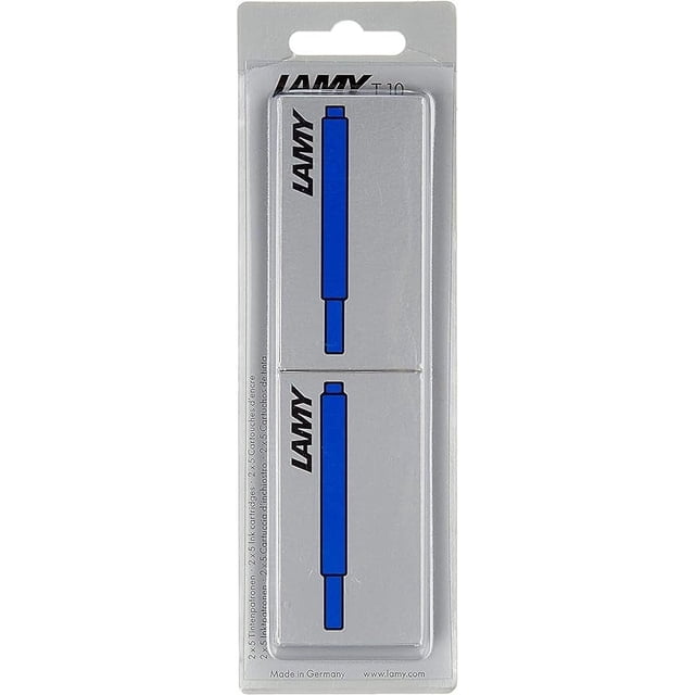 Lamy 1220536 T 10 Cartuchos de Tinta Azul (Paquete de 10)
