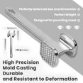 thumbnail image 2 of Meat Tenderizer Mallet, Dual Side Meat Hammer Chicken Pounder, Heavy Duty Meat Beater for Steak and Beef, Meat Pounder Kitchen Cooking Mallet for Poun, 2 of 4