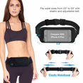 thumbnail image 2 of 1-Pack Waterproof Running Waist Bag with Headphone Jack, Adjustable Sports Fanny Pack for Jogging Hiking Travel, Universal Phone Compatible TIKA, 2 of 6
