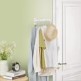 thumbnail image 2 of Laundry Drying Rack Wall Mounted Clothes Drying Rack Clothes Hanger White, 2 of 8