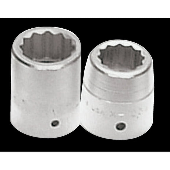 Williams X-1254 Shallow 12 Point Socket, 1-11/16-Inch