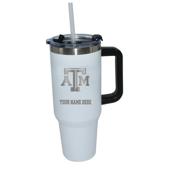 The Memory Company  Texas A&M Aggies Personalized White 40oz. Colossal Tumbler
