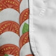 thumbnail image 4 of Italy Microwave Oven Cover, Realistic Ingredients for Pizza Mozzarella Cheeses Tomatoes and Basil Leaves, Water Resistant Organizer with Pockets for Kitchen, 36" x 12", Multicolor, by Ambesonne, 4 of 4