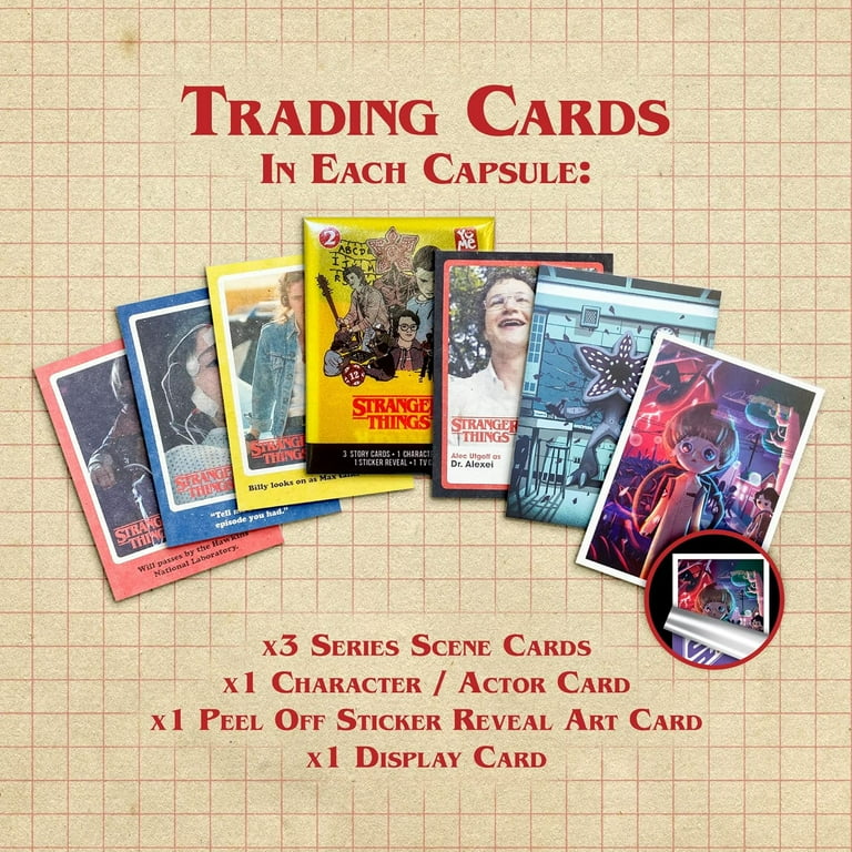 stranger things カード　Upside Down 2BOXセット Amazon.com: Stranger Things Upside Down Capsules : Toys & Games